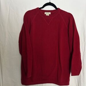 Eddie Bauer Women’s Vibrant Red Crewneck Sweater